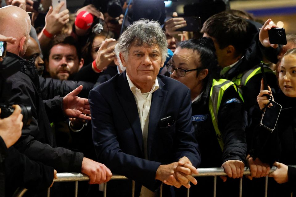 Gerry Hutch at a Dublin count centre following general election. Photo: Reuters
